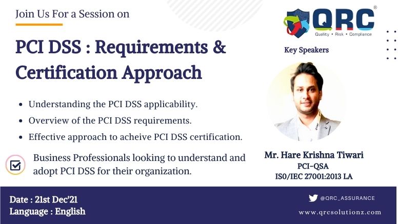 PCI DSS | Requirements And Certification Approach